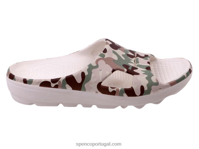 Spenco Footwear camuflagem verde slide de camuflagem fusion 2 648F265 mulheres