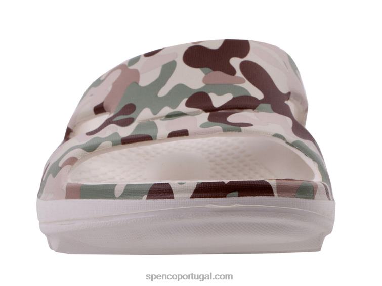 Spenco Footwear camuflagem verde slide de camuflagem fusion 2 648F265 mulheres