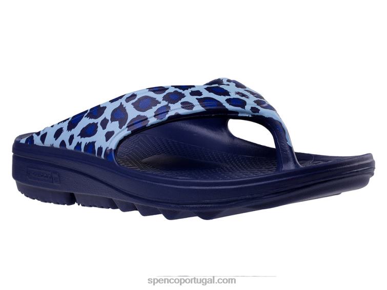 Spenco Footwear chita azul fusão 2 safari 648F246 mulheres