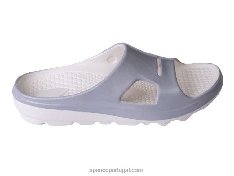Spenco Footwear cinza glaciar fusão 2 slide perolado 648F261 mulheres
