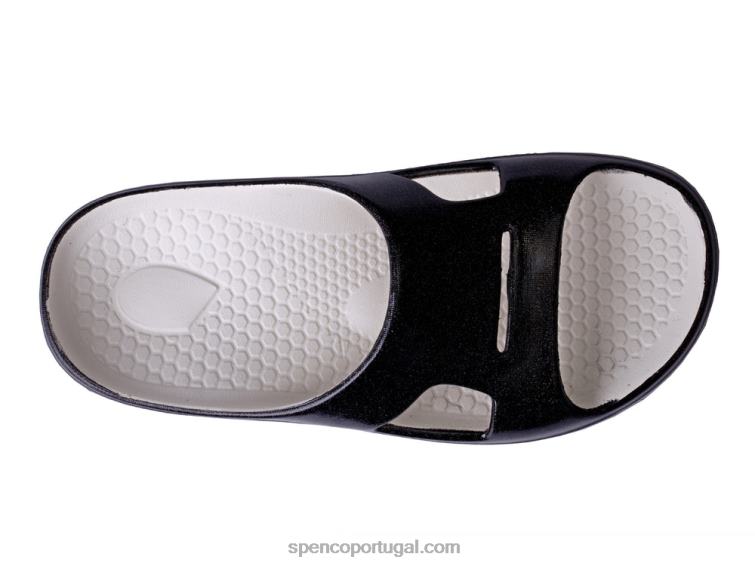 Spenco Footwear cinza glaciar fusão 2 slide perolado 648F261 mulheres