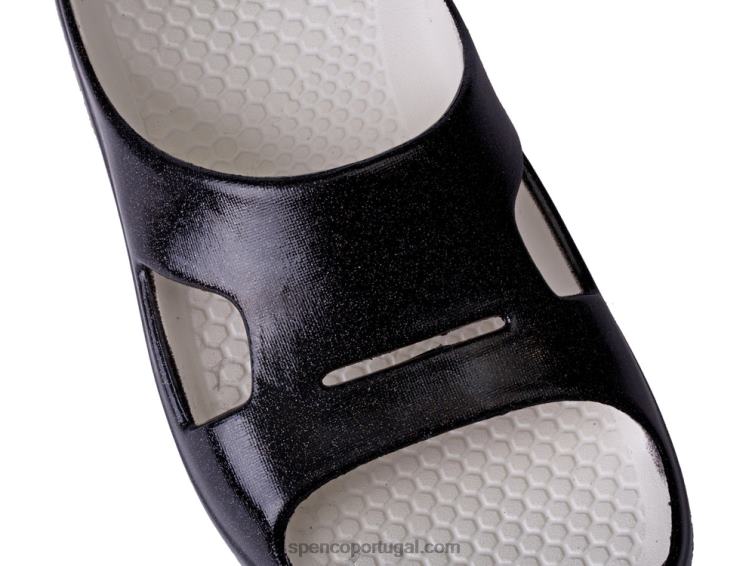 Spenco Footwear cinza glaciar fusão 2 slide perolado 648F261 mulheres