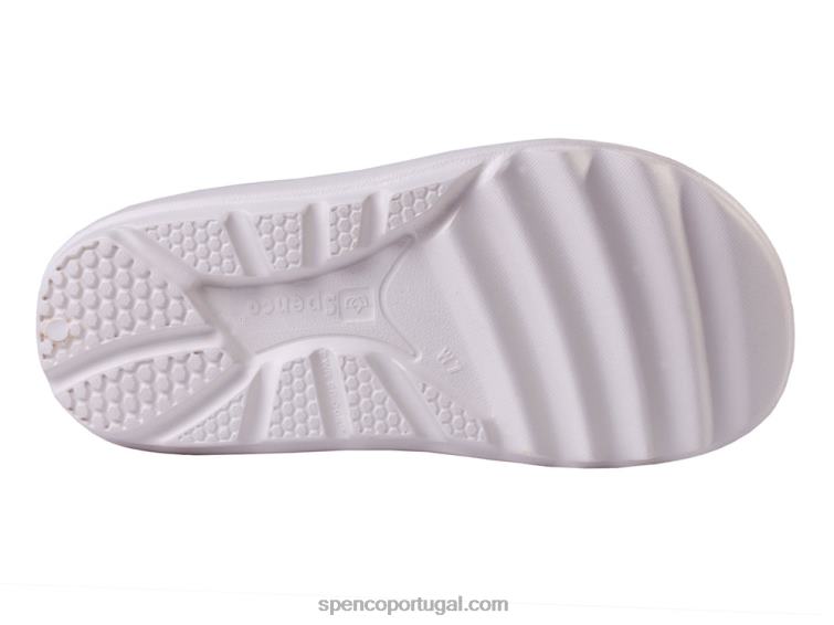 Spenco Footwear cinza glaciar fusão 2 slide perolado 648F261 mulheres