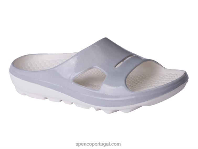 Spenco Footwear cinza glaciar fusão 2 slide perolado 648F261 mulheres