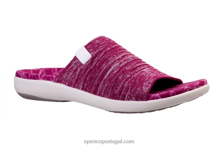 Spenco Footwear fúcsia festivo odessa slide sazonal 648F282 mulheres