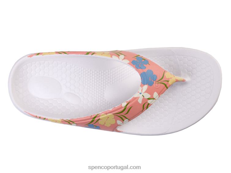 Spenco Footwear fúcsia fusão 2 floral 648F253 mulheres