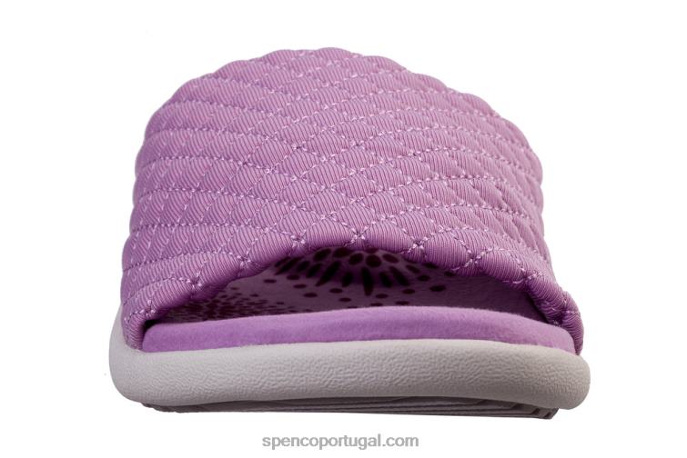 Spenco Footwear lavanda hanna slide sazonal 648F276 mulheres