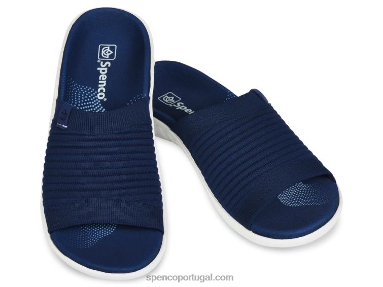Spenco Footwear patriota azul astoria slide - best-seller 648F236 mulheres
