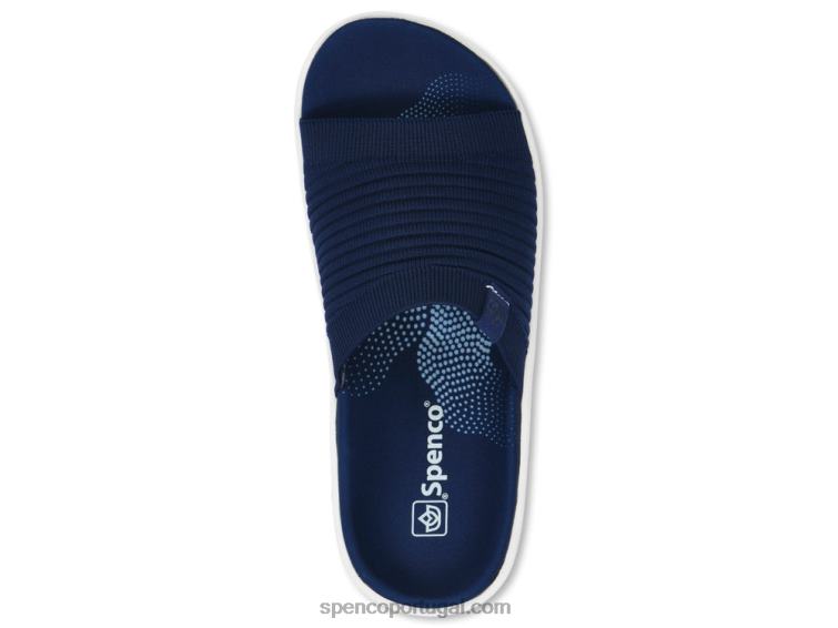 Spenco Footwear patriota azul astoria slide - best-seller 648F236 mulheres