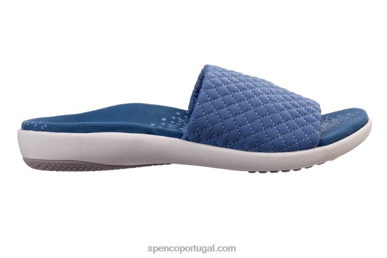 Spenco Footwear pedra azul hanna slide clássico 648F274 mulheres