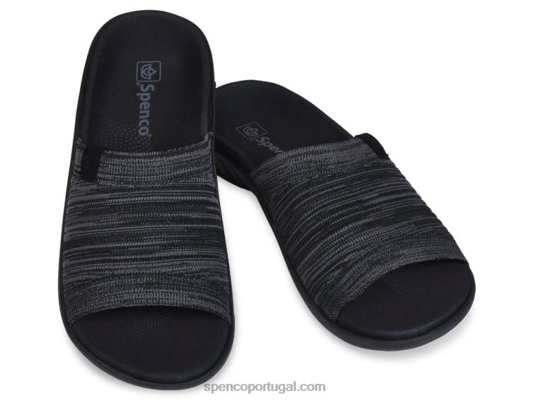 Spenco Footwear preto astoria slide - best-seller 648F234 mulheres