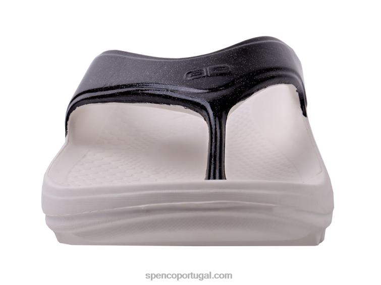 Spenco Footwear preto sandália fusion 2 perolada 648F244 mulheres