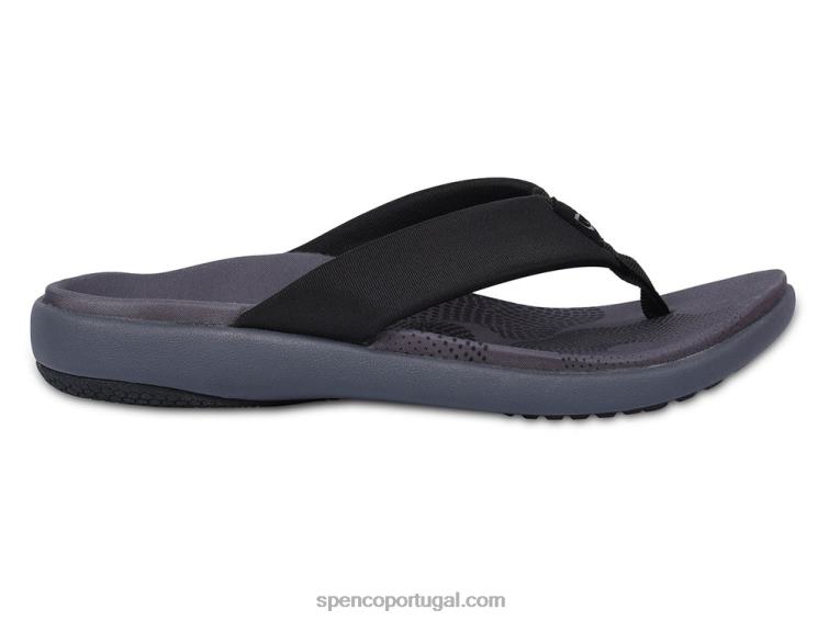 Spenco Footwear preto sandália vitoria 648F267 mulheres