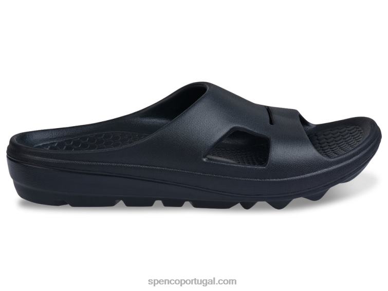 Spenco Footwear preto slide de fusão 2 648F229 mulheres