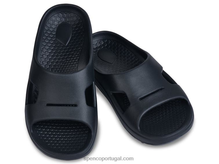 Spenco Footwear preto slide de fusão 2 648F229 mulheres