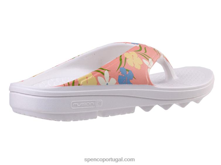 Spenco Footwear rosa fusão 2 floral 648F255 mulheres