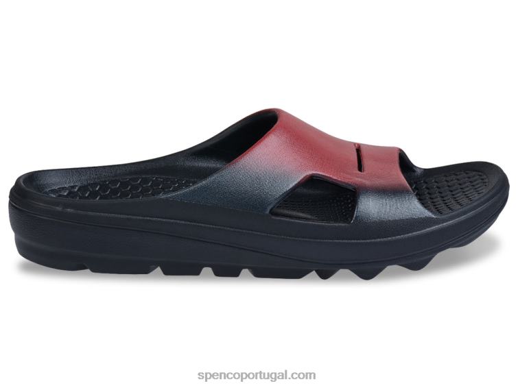 Spenco Footwear vermelho fusão 2 fade slide 648F231 mulheres