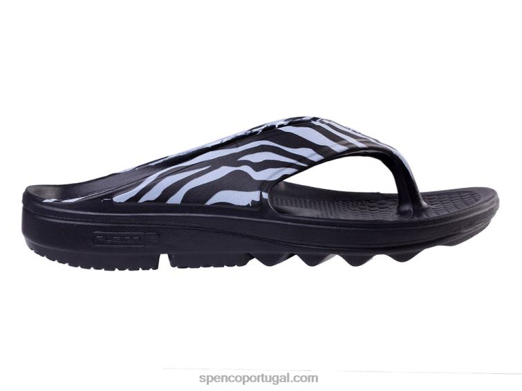 Spenco Footwear zebra fusão 2 safari 648F250 mulheres