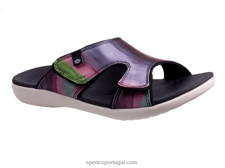Spenco Footwear algodão doce Kholo Monet 648F172 mulheres