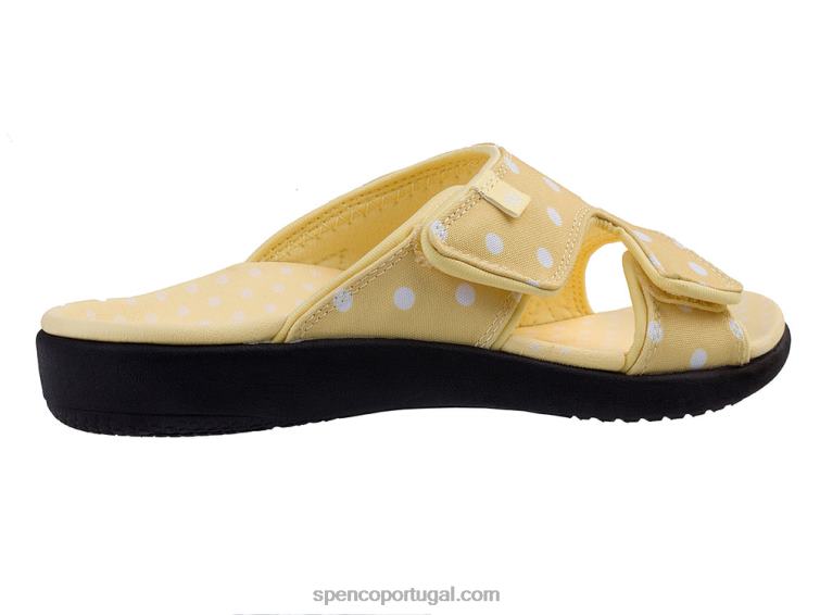 Spenco Footwear amarelo ponto kholo 648F194 mulheres
