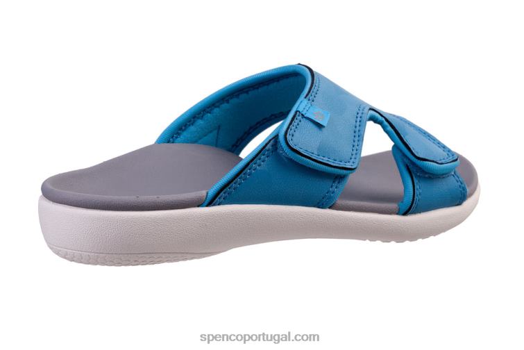Spenco Footwear azul slide de camuflagem kholo 648F165 mulheres