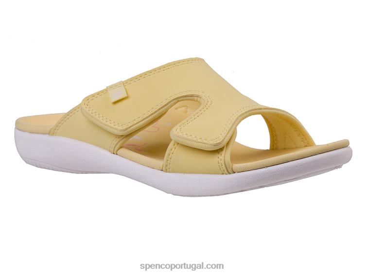 Spenco Footwear banana pálida kholo aumenta sazonalmente 648F199 mulheres