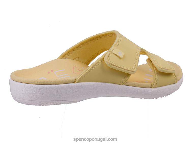 Spenco Footwear banana pálida kholo aumenta sazonalmente 648F199 mulheres