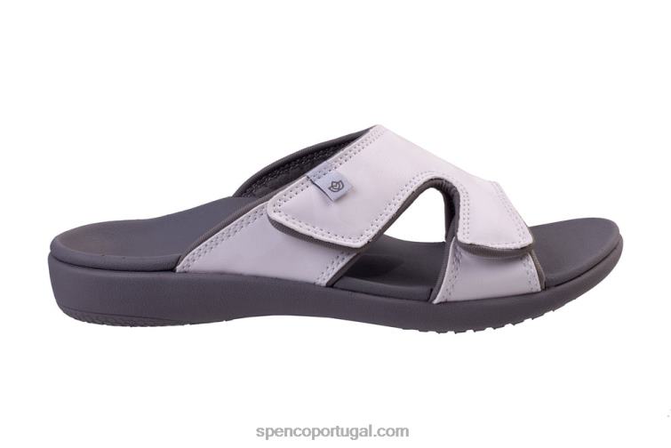 Spenco Footwear branco slide de camuflagem kholo 648F169 mulheres
