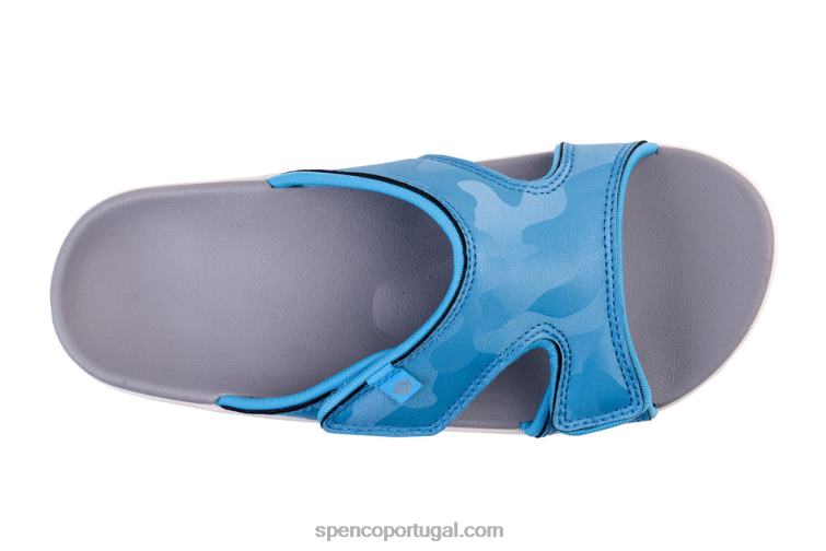 Spenco Footwear branco slide de camuflagem kholo 648F169 mulheres