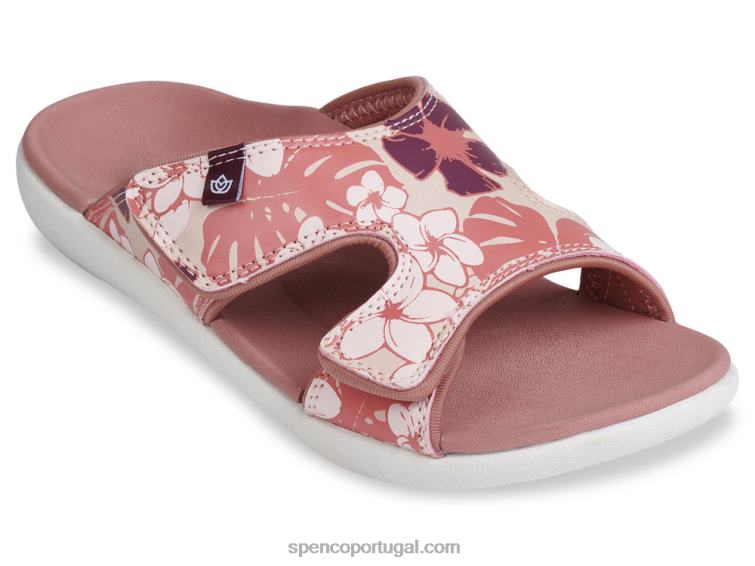 Spenco Footwear camafeu marrom khol luau 648F182 mulheres