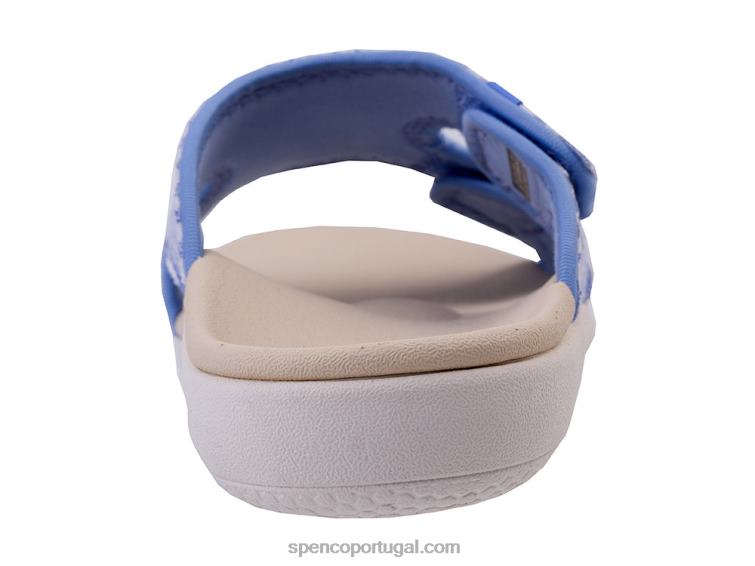 Spenco Footwear carolina azul kholo listra sazonal 648F160 mulheres