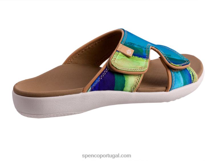 Spenco Footwear casaco de pavão Kholo Monet 648F173 mulheres