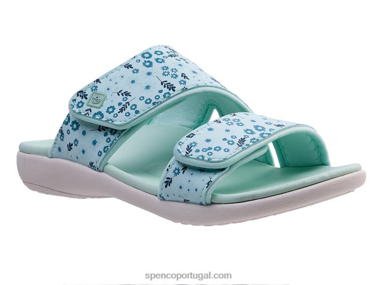 Spenco Footwear água justa kholo nuevo delicado floral 648F156 mulheres