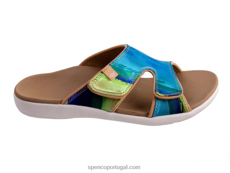Spenco Footwear mar aqua Kholo Monet 648F170 mulheres