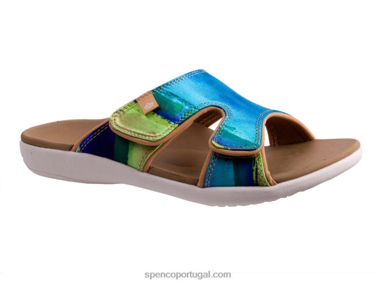 Spenco Footwear mar aqua Kholo Monet 648F170 mulheres