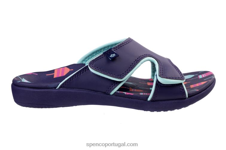 Spenco Footwear marinha escorregador de praia de kholo 648F186 mulheres