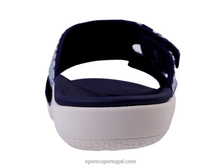 Spenco Footwear marinha náutica kholo listra clássica 648F163 mulheres