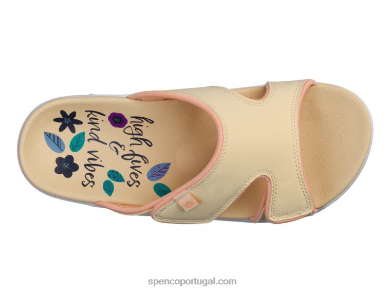 Spenco Footwear nuvem de coral kholo high fives 648F212 mulheres