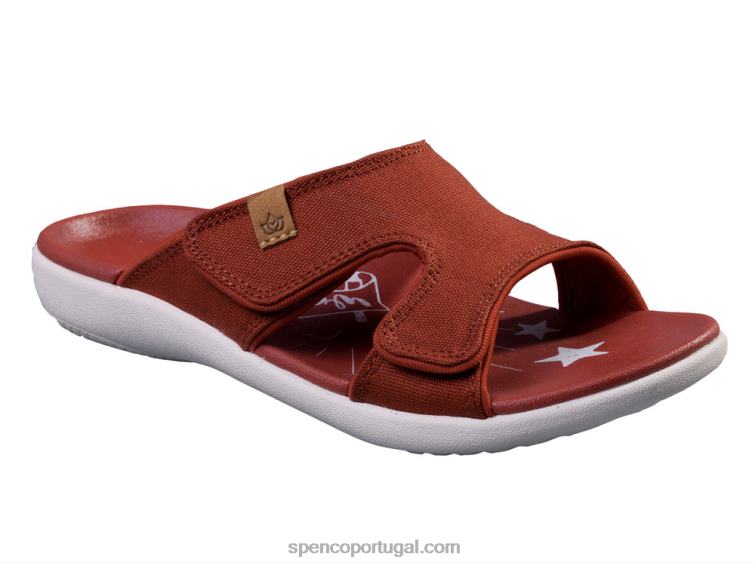 Spenco Footwear ocre vermelho kholo acredita 648F205 mulheres