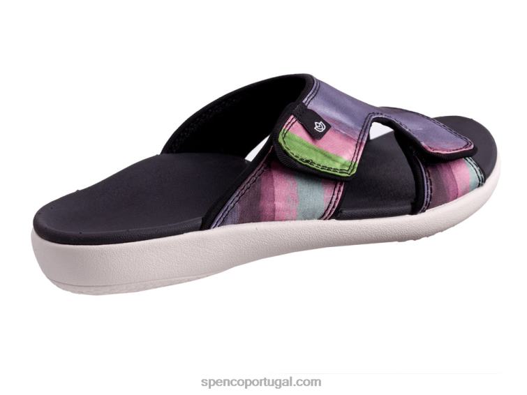 Spenco Footwear preto Kholo Monet 648F171 mulheres