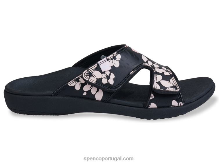 Spenco Footwear preto khol luau 648F181 mulheres