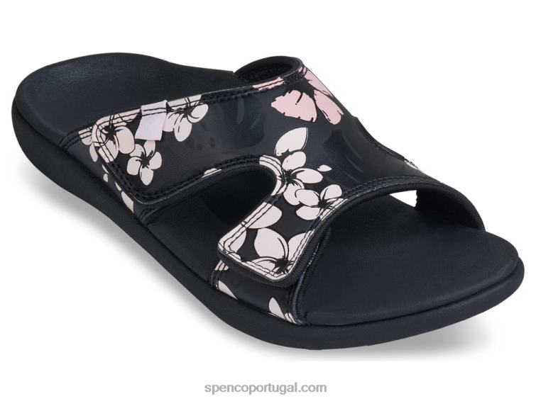 Spenco Footwear preto khol luau 648F181 mulheres
