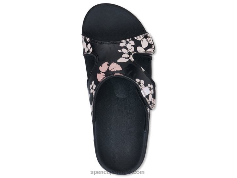 Spenco Footwear preto khol luau 648F181 mulheres