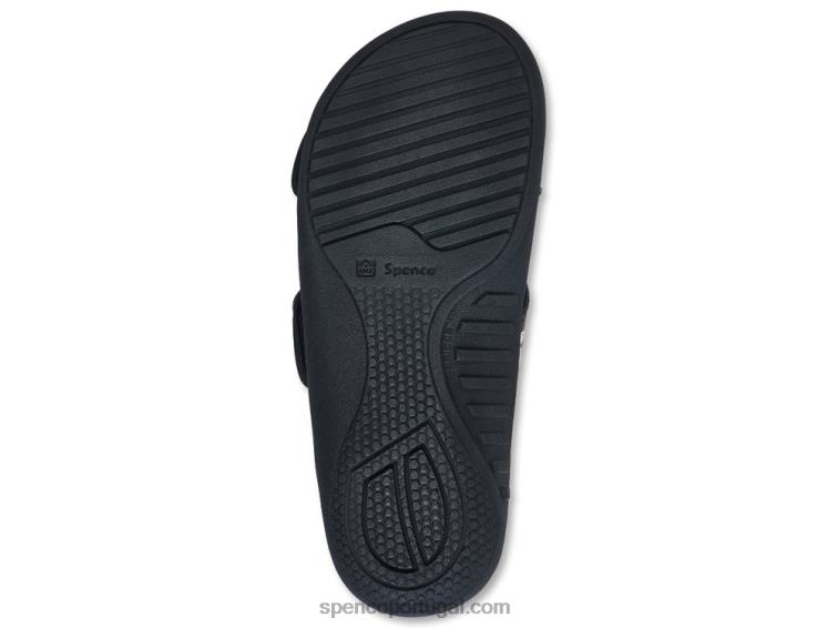 Spenco Footwear preto khol luau 648F181 mulheres