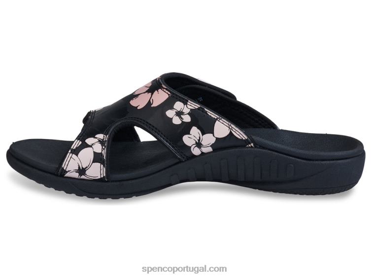 Spenco Footwear preto khol luau 648F181 mulheres