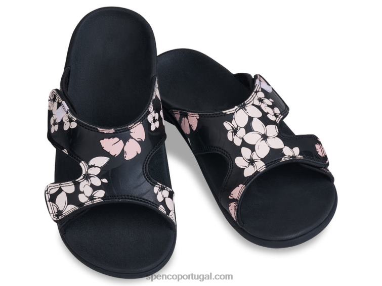 Spenco Footwear preto khol luau 648F181 mulheres