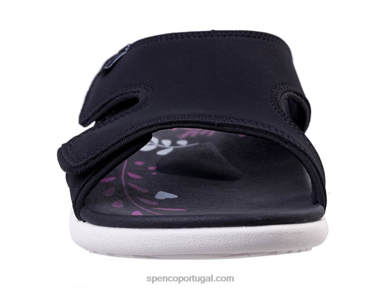 Spenco Footwear preto kholo ascensão clássico 648F195 mulheres