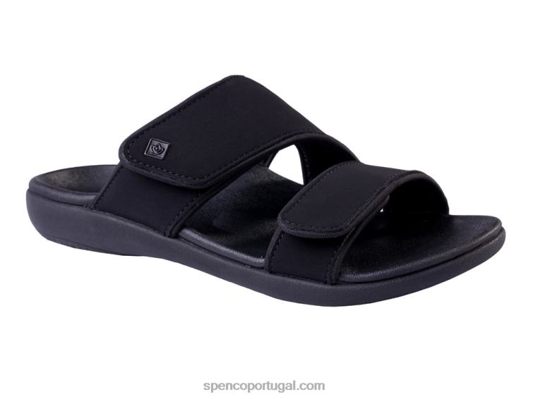 Spenco Footwear preto kholo novo 648F149 mulheres