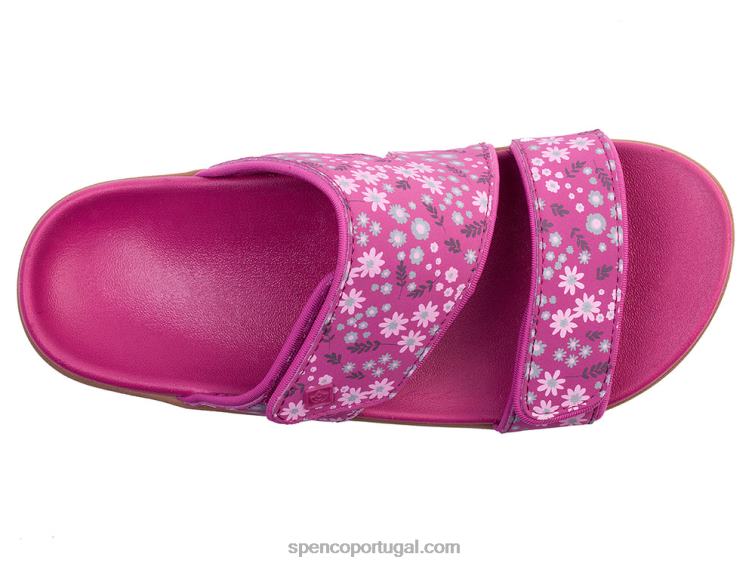 Spenco Footwear preto kholo nuevo delicado floral 648F155 mulheres
