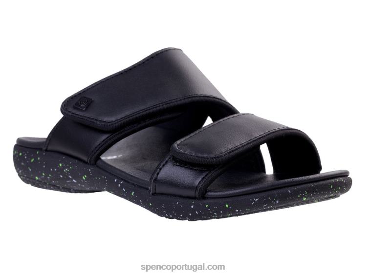 Spenco Footwear preto kholo nuevo salpicado 648F144 mulheres